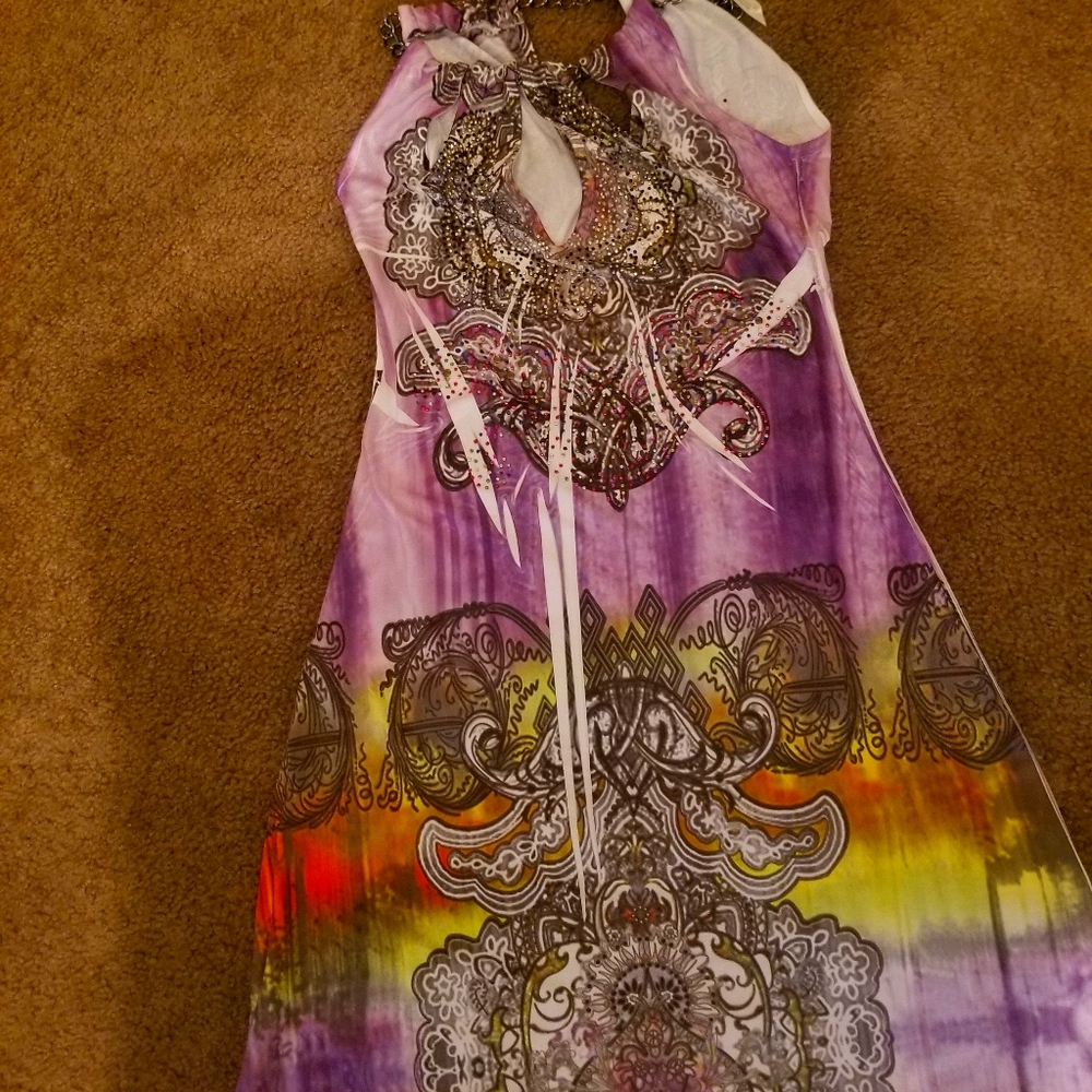 Cristinalove Mandala Bohemian Dress Small